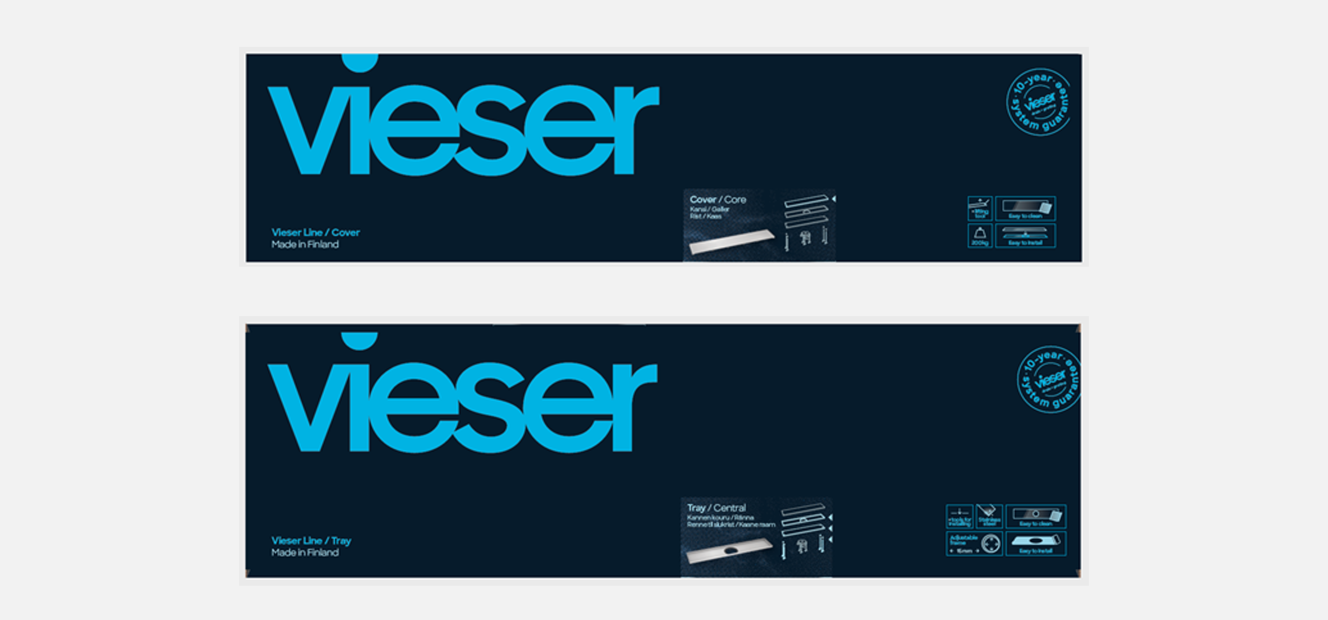 Vieser Line new packaging