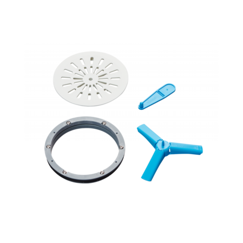 Vieser clamping ring with screws for low extension ring 12 and 18mm